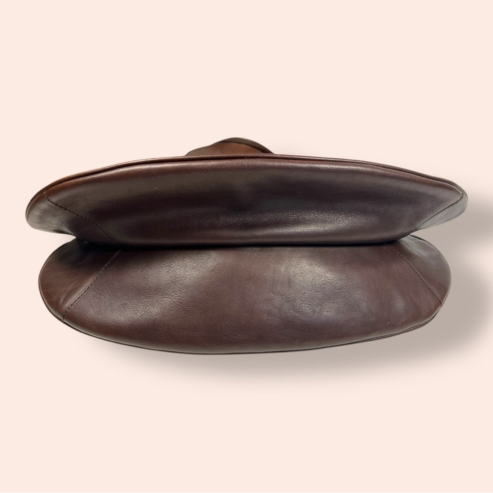 Cole Haan Brown Leather Hobo Shoudler Bag - Picture 6 of 13